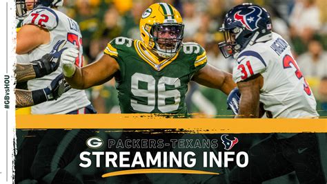 How to stream, watch Packers-Texans game on TV