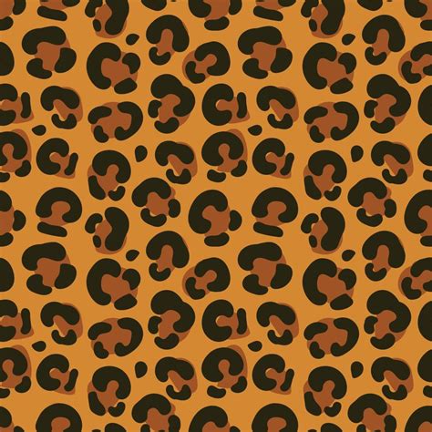 Leopard spots seamless pattern. Vector repeating background. EPS10 ...