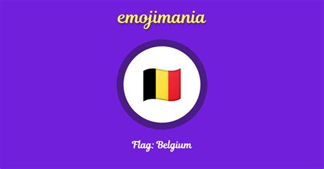 🇧🇪 Flag: Belgium emoji Copy & Paste - Emojimania