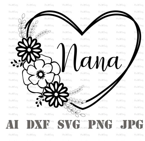 Nana Bunny Svg