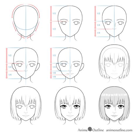 How To Draw A Realistic Manga Face - Manga