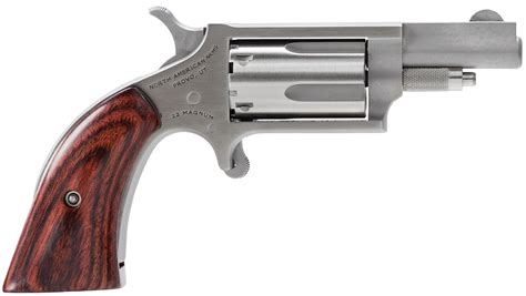 North American Arms Boot Grip 22 Magnum Revolver, Stainless, 1 1/8 ...