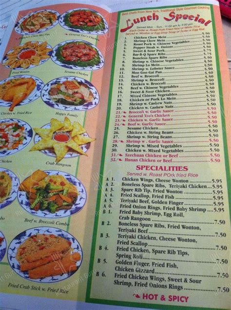 Menu at Kitchen No.1 restaurant, Bridgeport