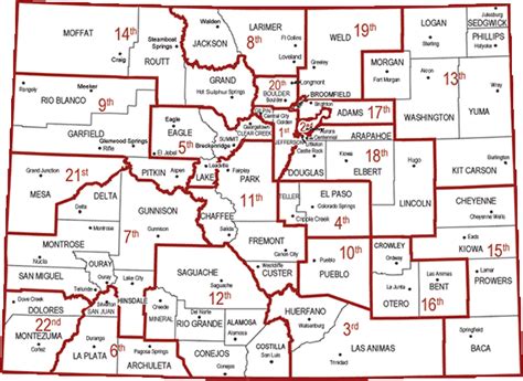 Judicial District Map