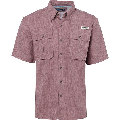 Magellan Outdoors Men's Aransas Pass Heather Short Sleeve Fishing Shirt ...