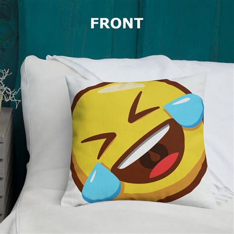 ROFL Emoji Pillow Laughing Emoji Pillow With Pillowcase - Etsy