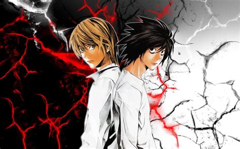 Light and L Death Note Wallpapers - Top Free Light and L Death Note ...