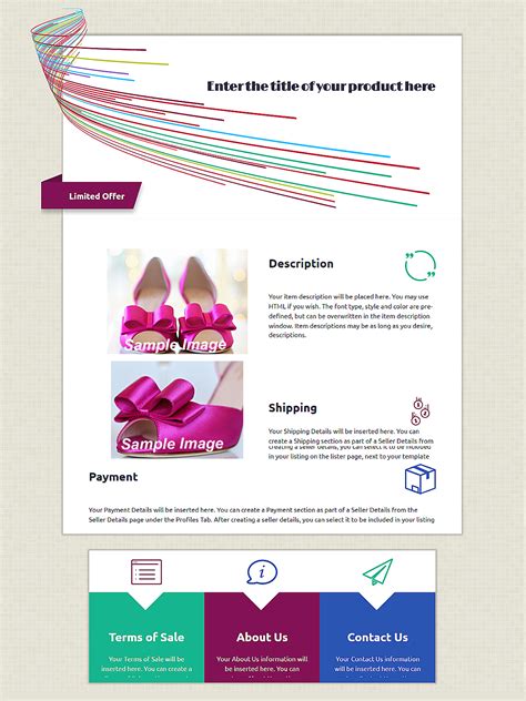 eBay Templates - Vendio's eBay Templates & Listing Templates