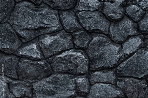 Dark stone wall texture. Cement wall texture background. Black texture ...