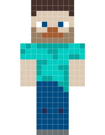 Minecraft Steve Pixel Art | Mineraft Things