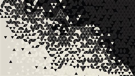 Black & White Triangle Pattern Wallpaper, HD Artist 4K Wallpapers ...