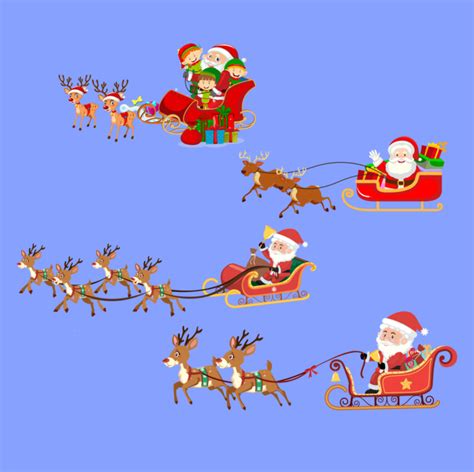 Santa and Reindeer SVG – MasterBundles