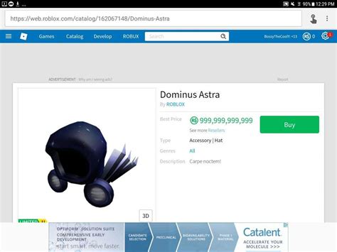 Wow Dominus Astra Got a little cheaper!!! | Roblox Amino