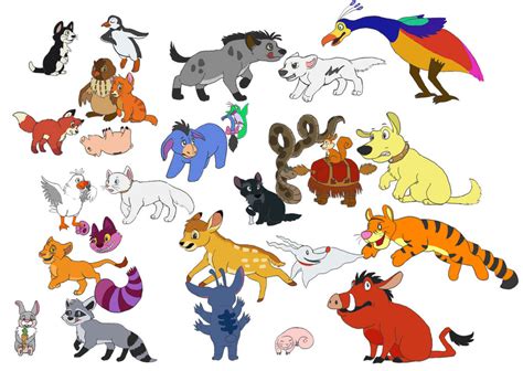 Disney Animal Collection 2 by RunningSpud on DeviantArt