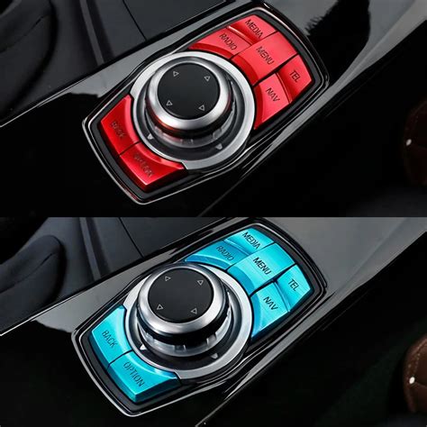 For BMW X3 F25 X4 F26 Car styling Interior Multimedia Buttons Cover ...