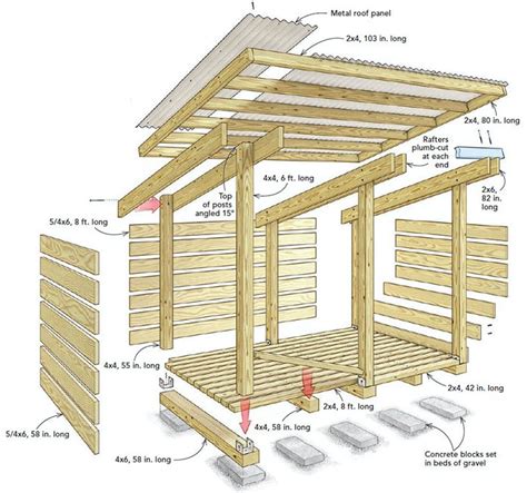 20+30+ Wood Shed Building Plans – HOMYRACKS