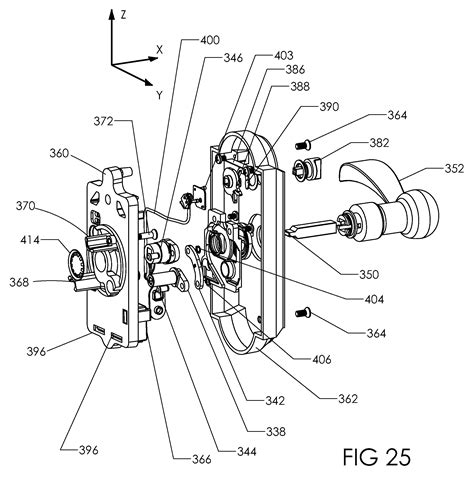 Door Lock Assembly Diagram