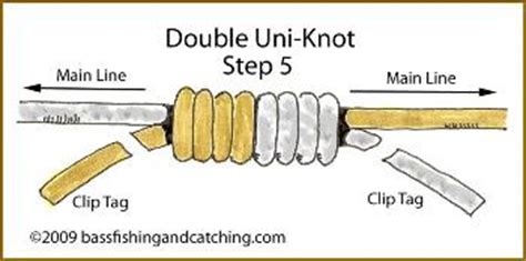 The Double Uni-Knot Is A Great Knot For Joining Lines Of Dissemilar ...