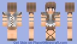 Girl Warrior Minecraft Skin