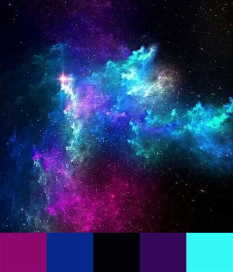 Galaxy color palette | Galaxy colors, Color schemes colour palettes ...