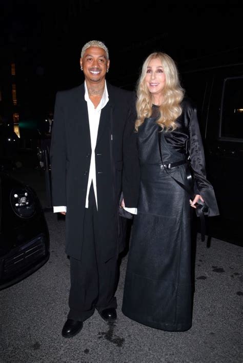 CHER and Alexander Edwards Out for Dinner at Costes Hotel in Paris 09 ...