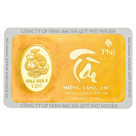 Vàng miếng 1 chỉ 24k pnj chữ tài kim tý 0000y000178 | pnj.com.vn