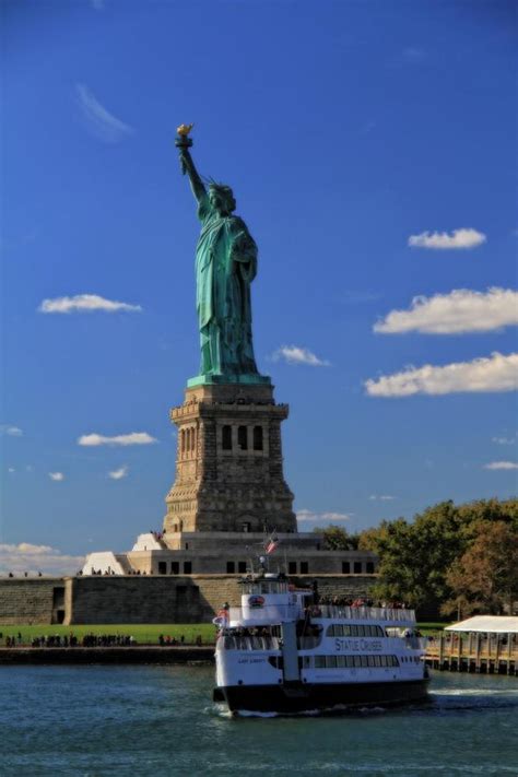 Statue Of Liberty Ferry Photograph by Dan Sproul