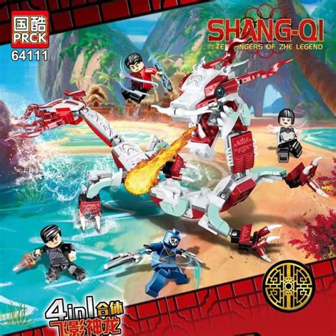 PRCK 64111: Shang-Chi Minifigures with The Great Protector Dragon Build ...