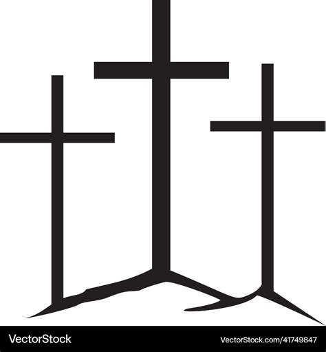 Three Crosses Clipart