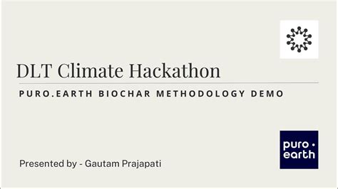 Puro.earth Biochar Methodology on Hedera Guardian - YouTube