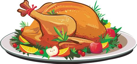 Download Roast Clipart Cooked Duck - Thanksgiving Turkey Cooked Clip ...