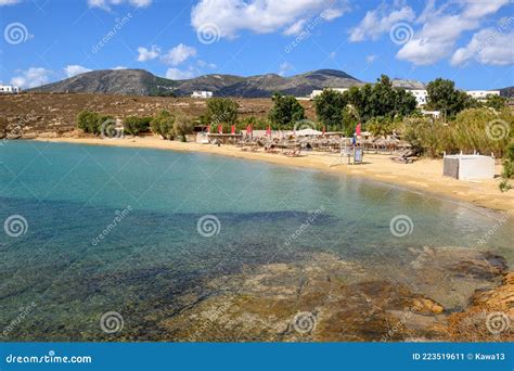 Punda Beach Paros editorial photo. Image of island, crystal - 223519611