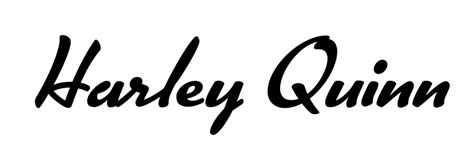 Harley Quinn Lettering