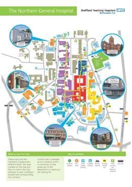 Sheffield Northern General Hospital Ward Map