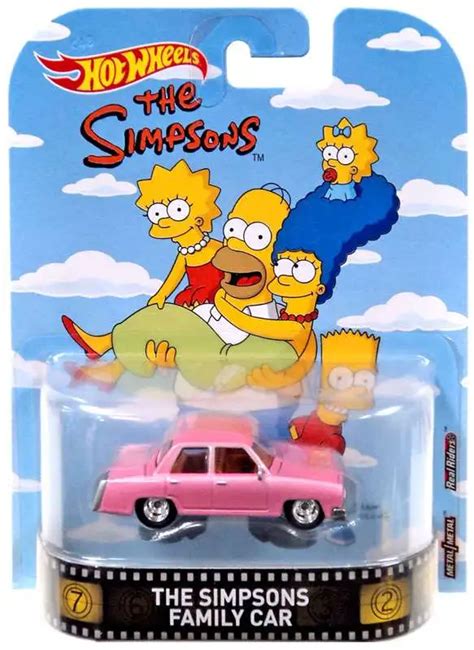 Hot Wheels HW Retro Entertainment The Simpsons Family Car Diecast Car ...