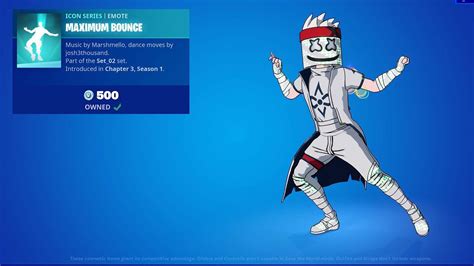 (Original Music) MARSHMELLO Fortnite EMOTE "Maximum Bounce" - YouTube