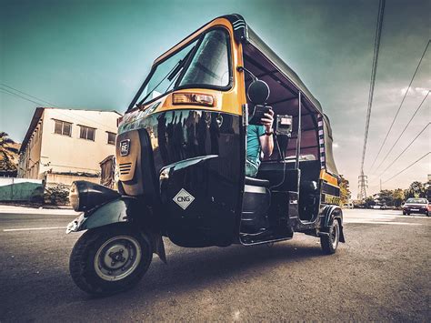 Tuk Tuk in the streets of Mumbai, India Photograph by Konstantin Kowarsch