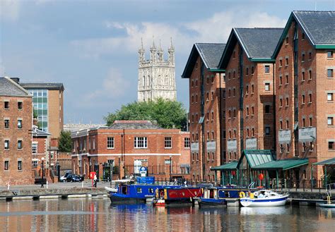 Gloucester Docks and Cathedral. | A view of Gloucester Docks… | Flickr