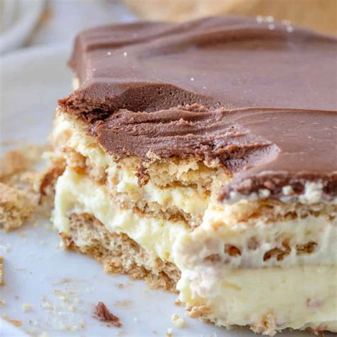 No-Bake Eclair Cake (+Video) - The Nation Cook dinner - Tasty Made Simple