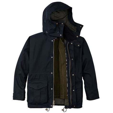 Filson Foul Weather Jacket Harbor Blue, the ideal jacket for wet weather