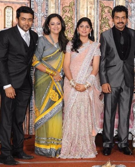 Suriya and Jyothika at Karthi marriage | Veethi | Indian celebrities ...