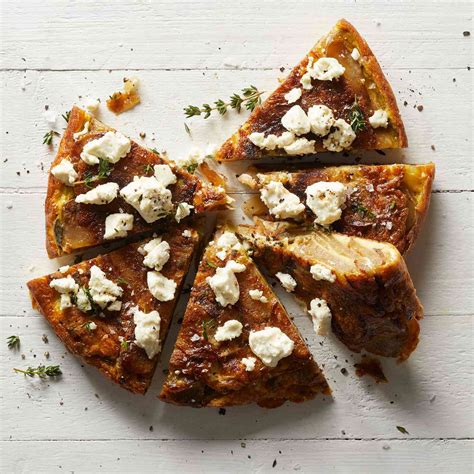 Leek & Goat Cheese Spanish Tortilla Recipe | EatingWell