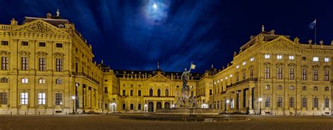 Residenz - Würzburg Foto & Bild | architektur, architektur bei nacht ...