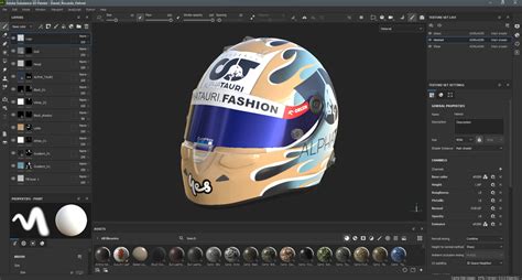 F1 Daniel Riccardo Helmet 2023 - 3D Model by Cactus3D