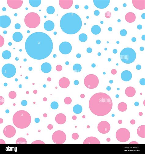 Polka Dot Pattern In Pink Blue Color Stock Vector Image & Art - Alamy