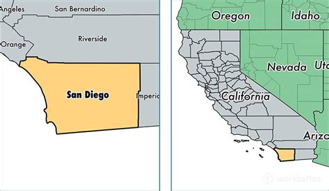 San Diego County, California / Map of San Diego County, CA / Where is ...