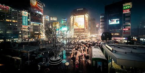 Shibuya crossing at night / tokyo - ChristianRudat - / funny & best ...