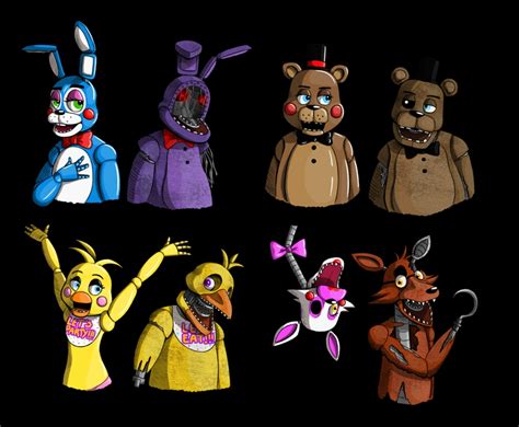 Five Nights At Freddy's Characters! by FnafPaint on DeviantArt