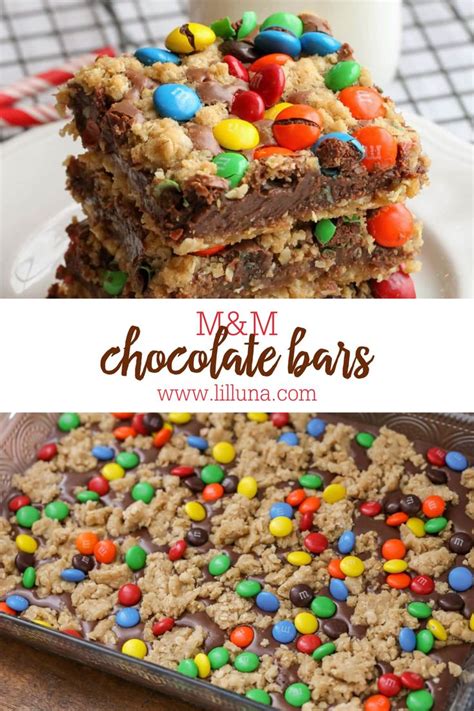 M&M Chocolate Bars | Recipe in 2023 | Chocolate oat bars recipe, Cake ...