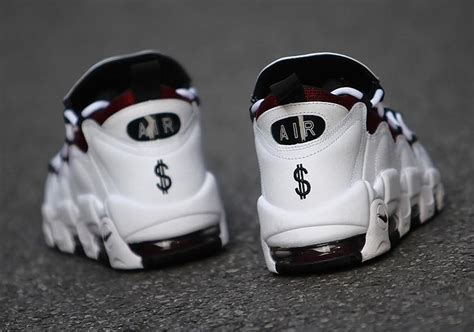 Nike Air More Money White Burgundy | SneakerNews.com